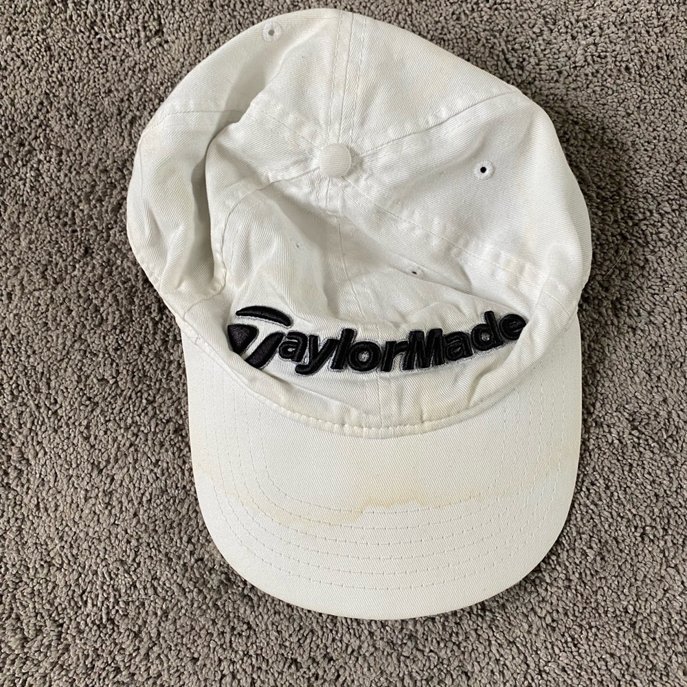 Taylor Made white golf hat
